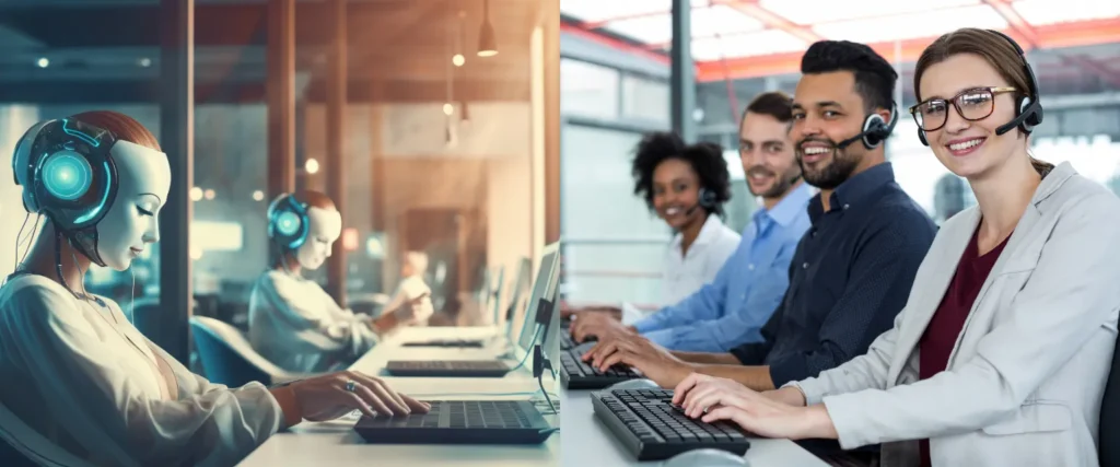 AI-Call-Center-vs-Traditional-Call-Center